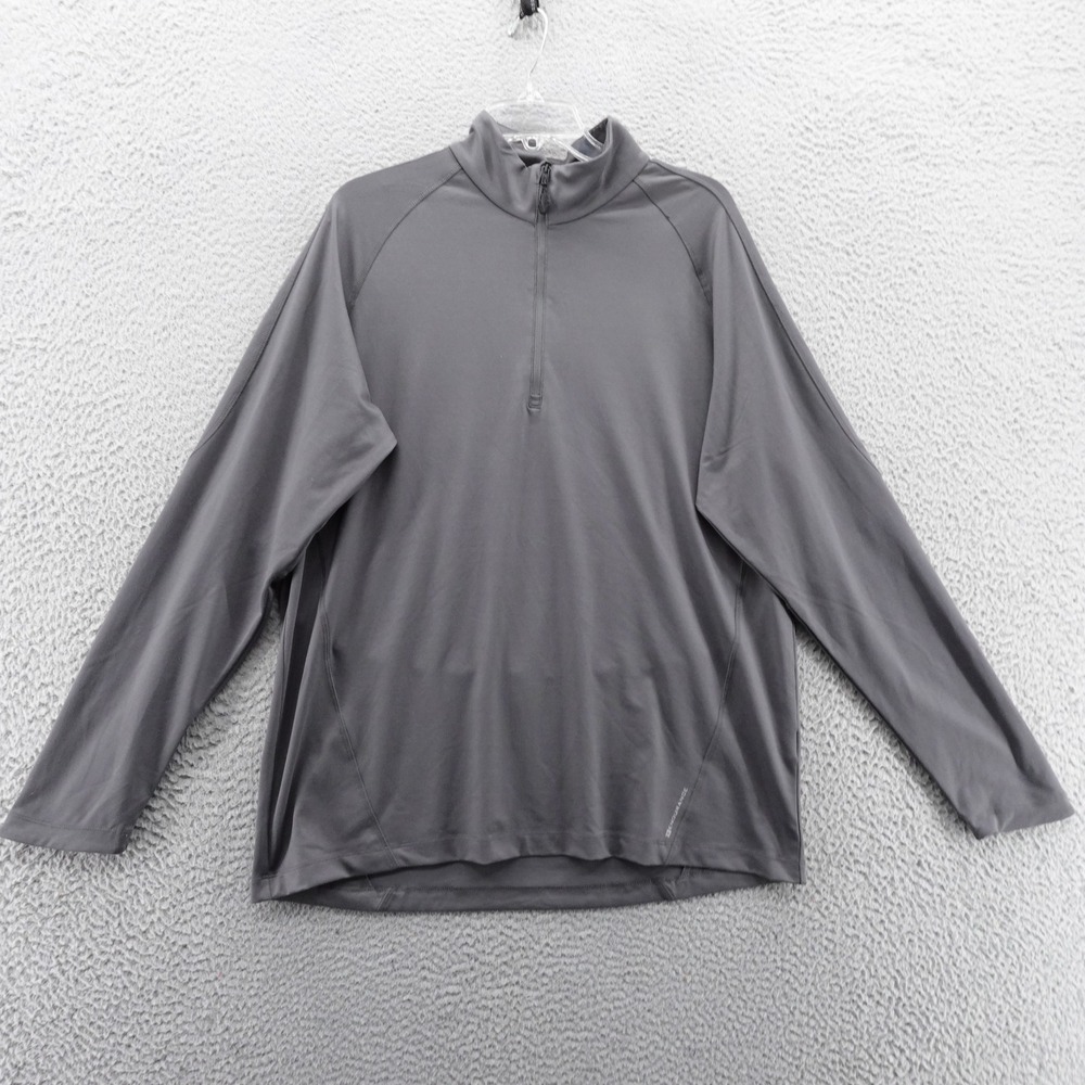 Ogio Radius 1/4 Lightweight Pullover XL Gray Mens Reflective Activewear Golf NEW